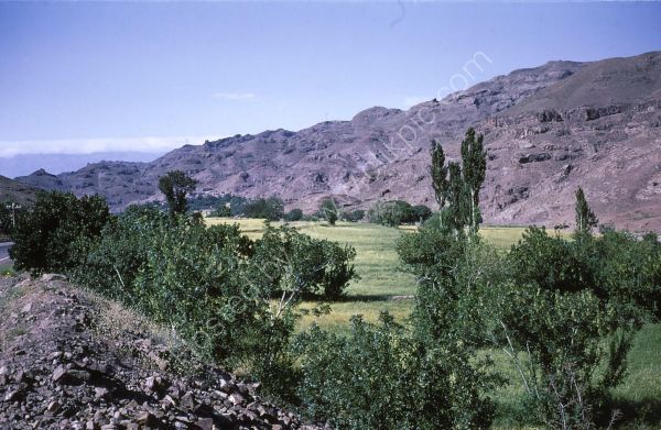 Valley in Mountains between Tehran and Caspian Sea